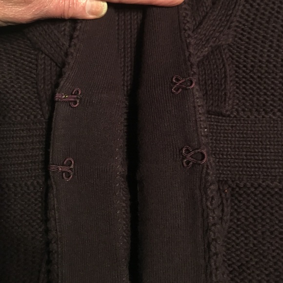 Loft Short Sleeved Plum Cardigan - Picture 2 of 5