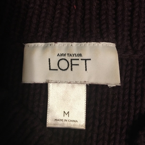 Loft Short Sleeved Plum Cardigan - Picture 3 of 5