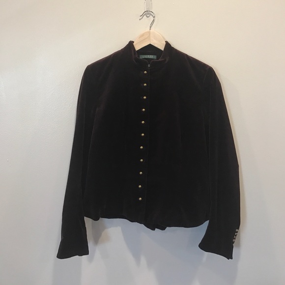 Ralph Lauren Jackets & Blazers - Ralph Lauren Velvet Jacket size 12