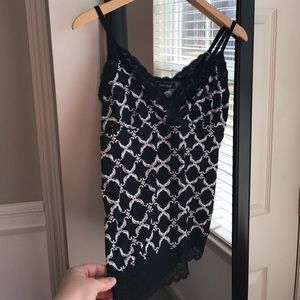 WHBM camisole with lace trim WHBM camisole with lace trim