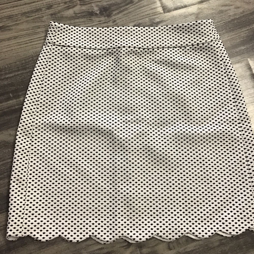 Loft scalloped skirt