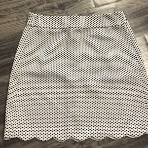 Loft scalloped skirt