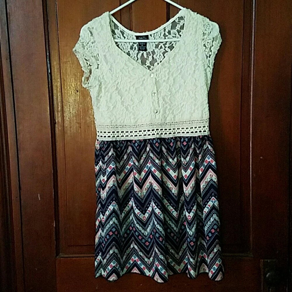 Rue 21 lace top dress