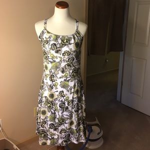 Prana Green and white sport dress