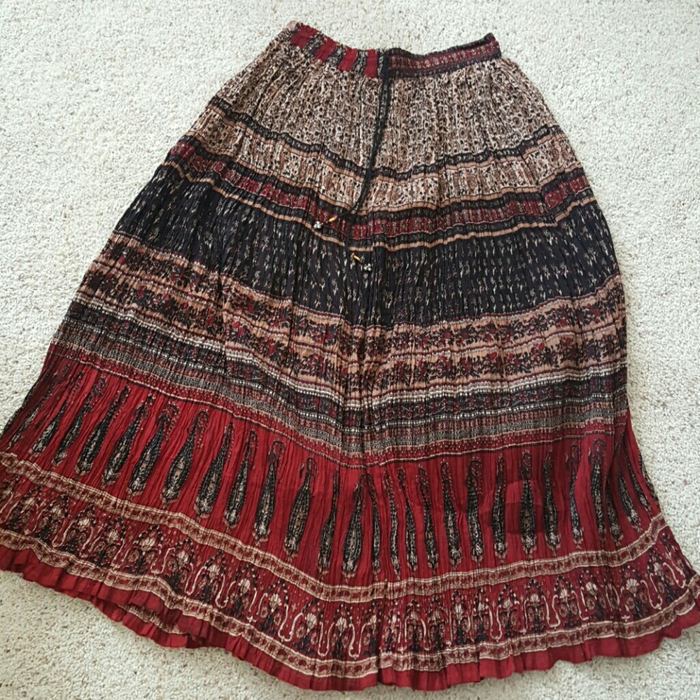 Peasant Skirt Elastic Waist