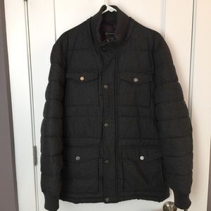 INC International Concepts Men's Wool Puffer Coat