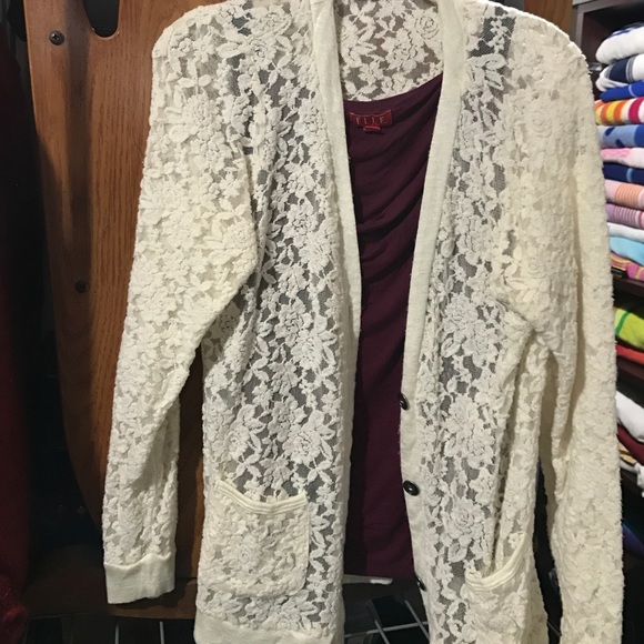 Maurices Sweaters - Lace Cardigan