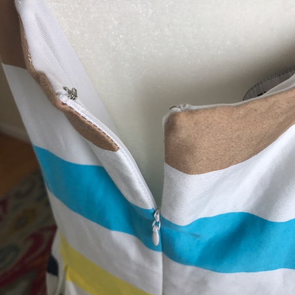 NWOT Nine West Striped Dress - Picture 5 of 6