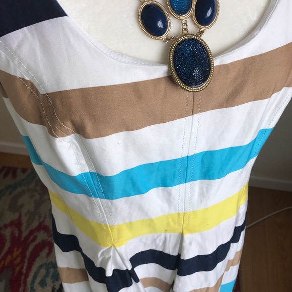 NWOT Nine West Striped Dress - Picture 6 of 6