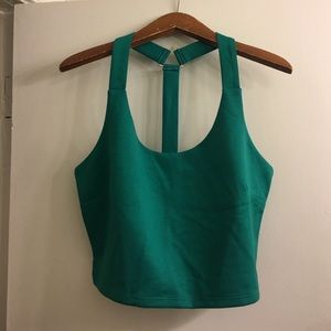 Forever 21 green crop top