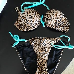 Victoria's Secret Cheetah Bathing Suit