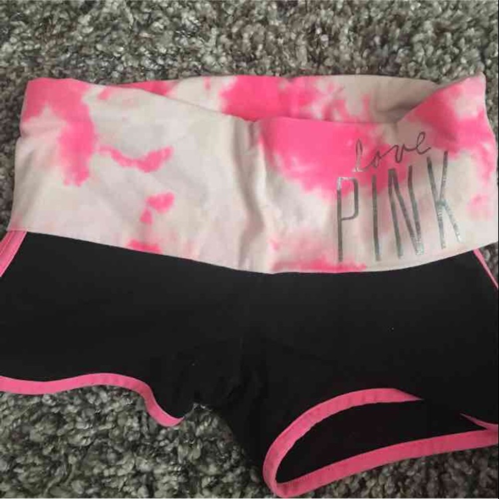 Pink yoga pants