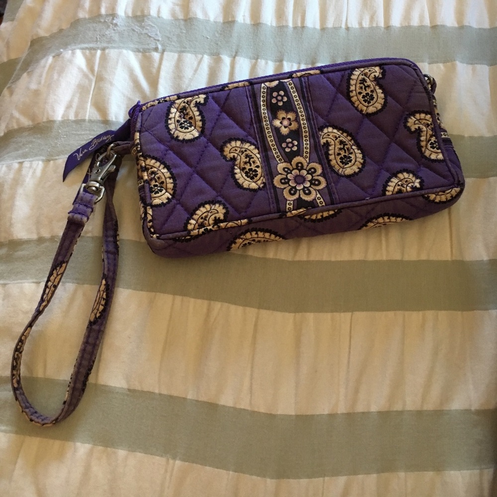 Vera Bradley Simply Violet wristlet