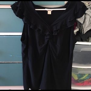 Dressy black tank top