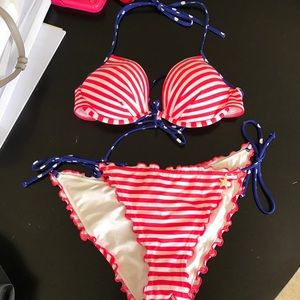 Victoria's Secret American Flag Bathing Suit