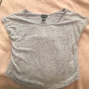 Purple crop top, size S