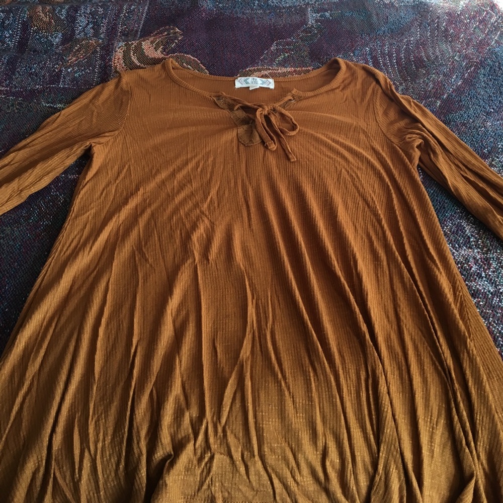 Mustard blouse