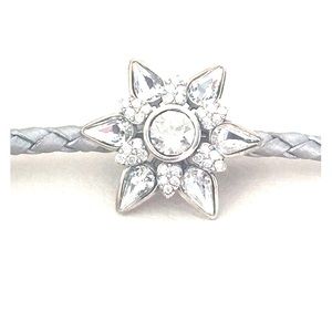 Chamilia snowflake Swarovski Lock/ Clip