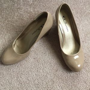 Chinese laundry nude wedges