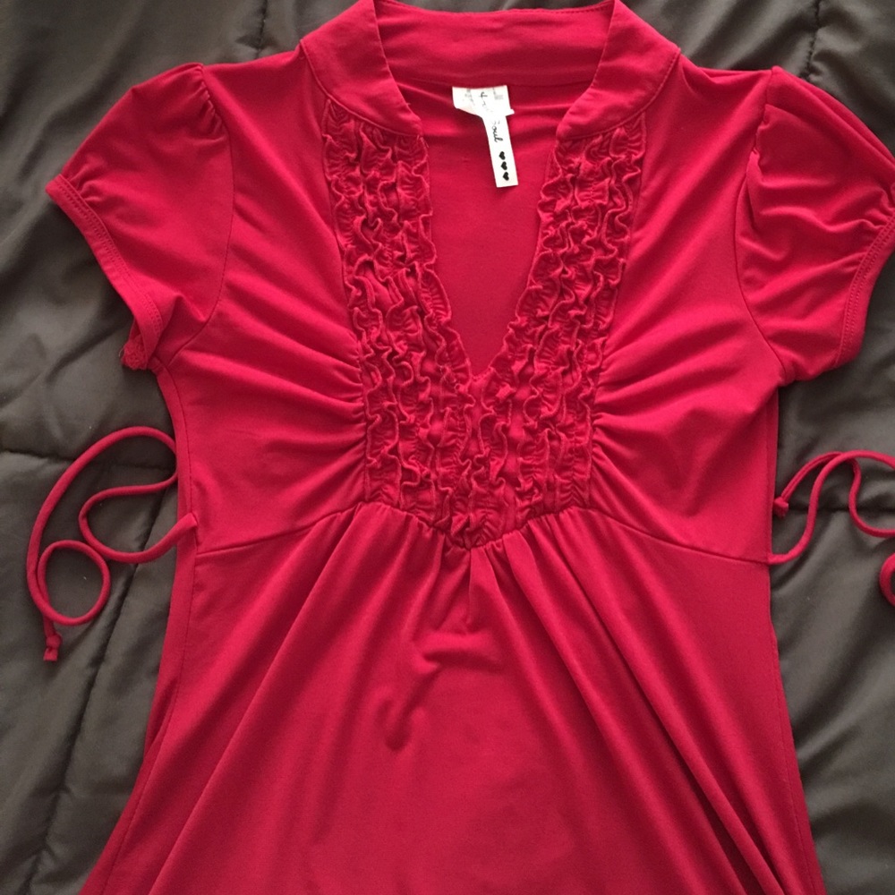 Heart Soul Beautiful Red Top