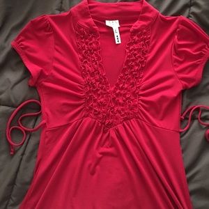 Heart Soul Beautiful Red Top