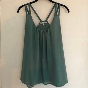 Flowy crisscross back blouse