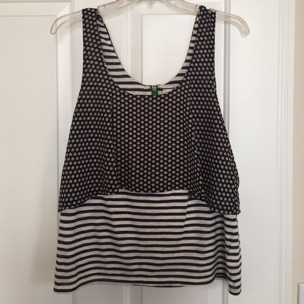 Layered Anthro Tank. Size Small.