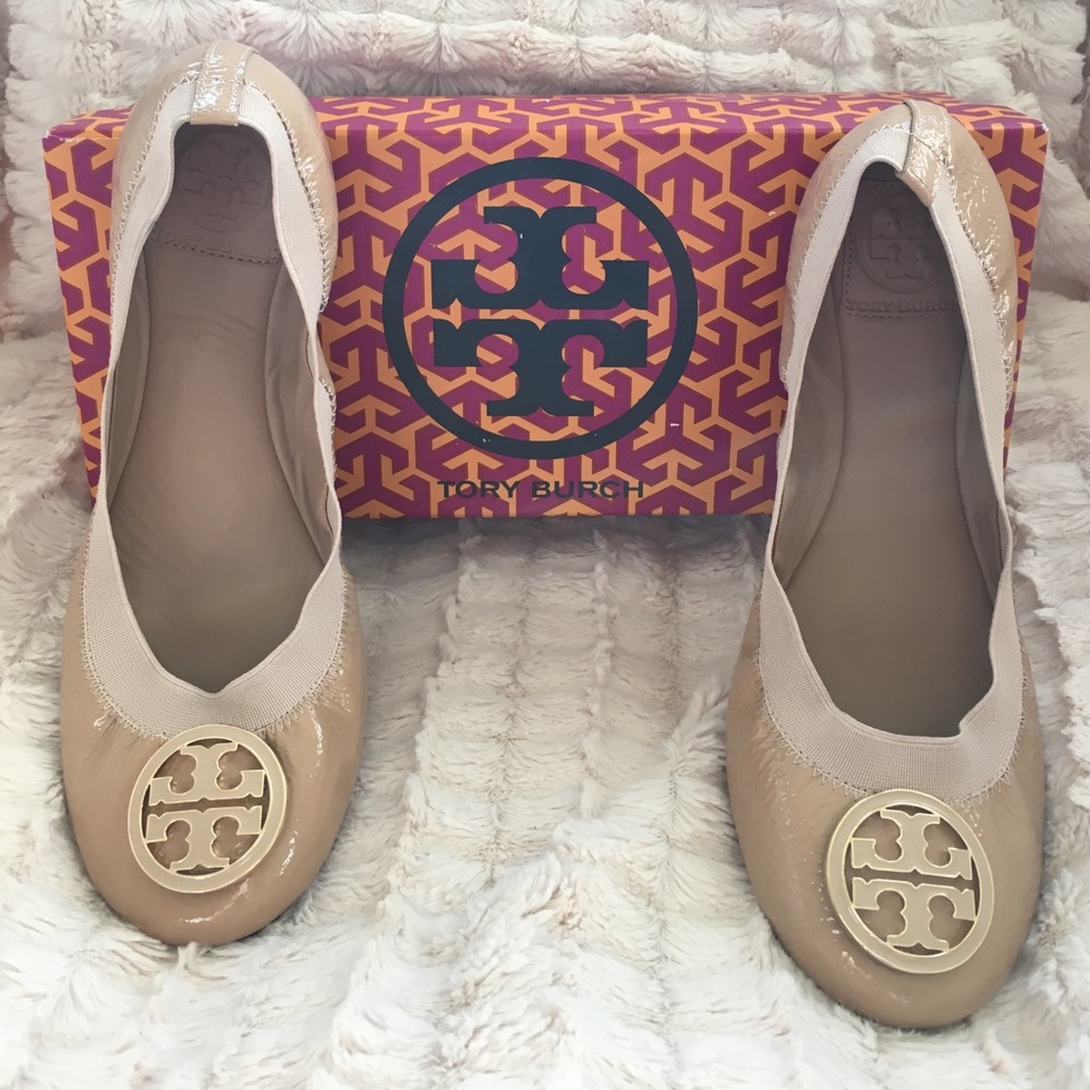 Tory Burch Nude Flats