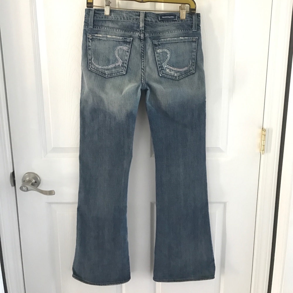 Rock & Republic jeans w/ Swarovski crystals