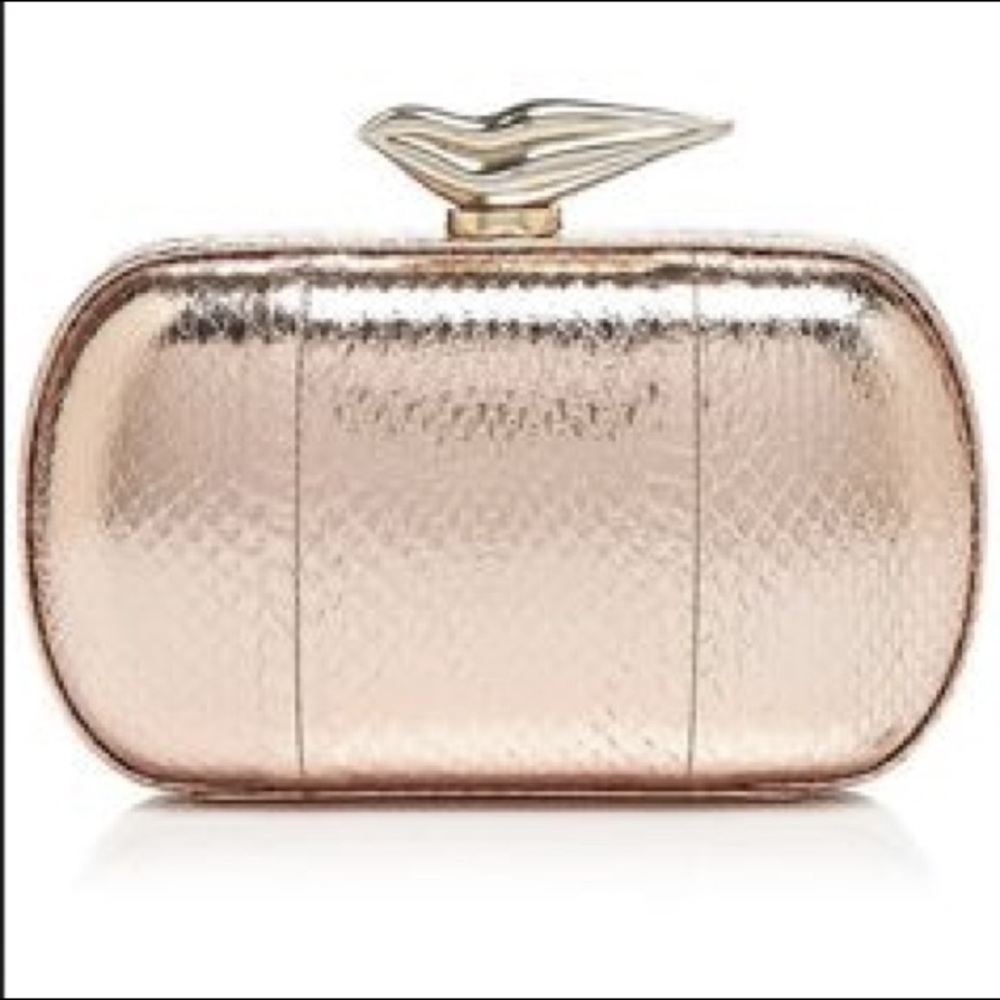DVF beautiful metallic clutch