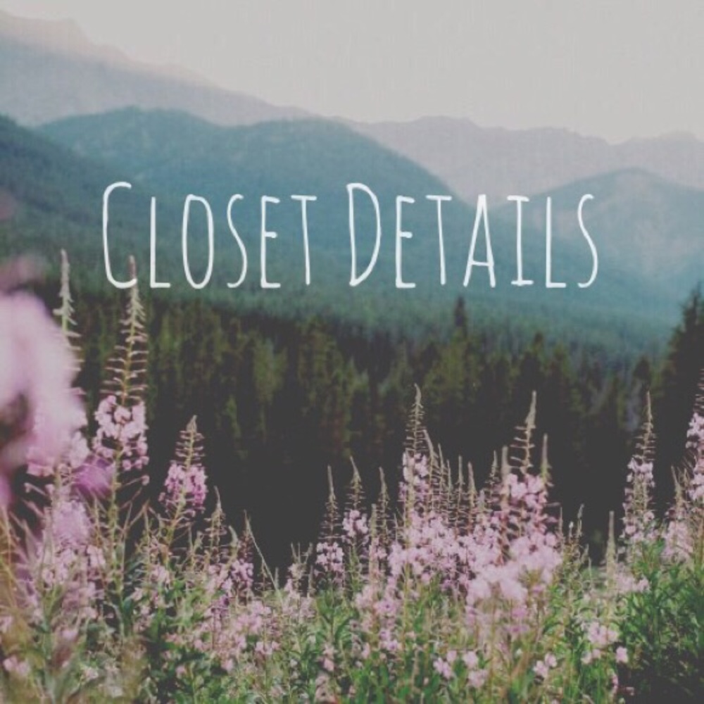 Closet Rules/Details