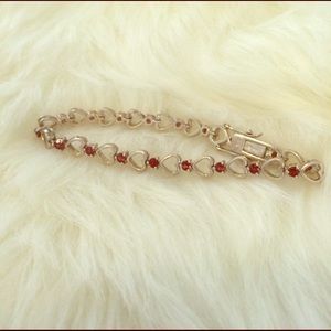 Sterling Silver Heart bracelet