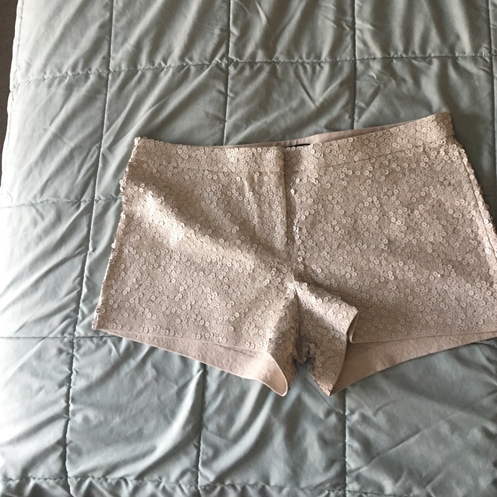 Express sequined shorts