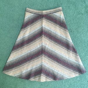 Vintage Chevron Skirt