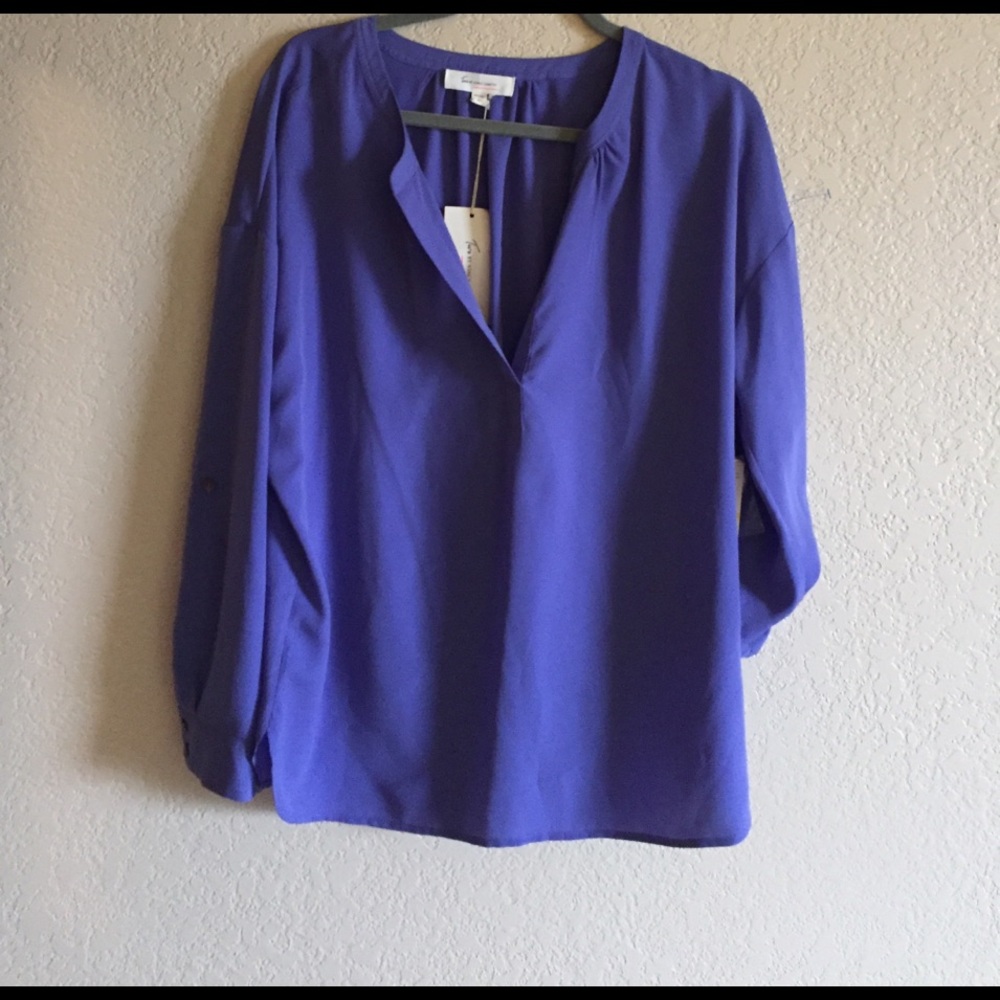 Vince Camuto Purple tunic NWT
