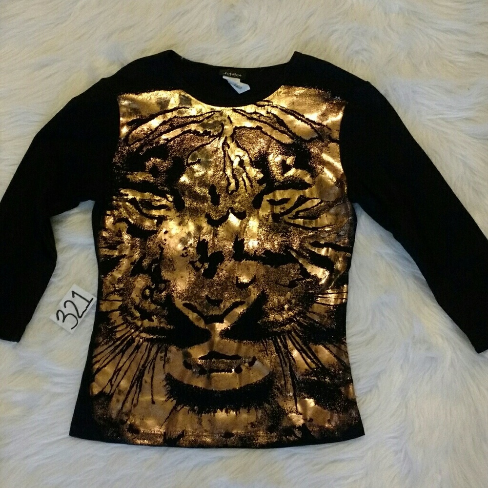 VINTAGE Liquid Gold Tiger Jubilee Shirt