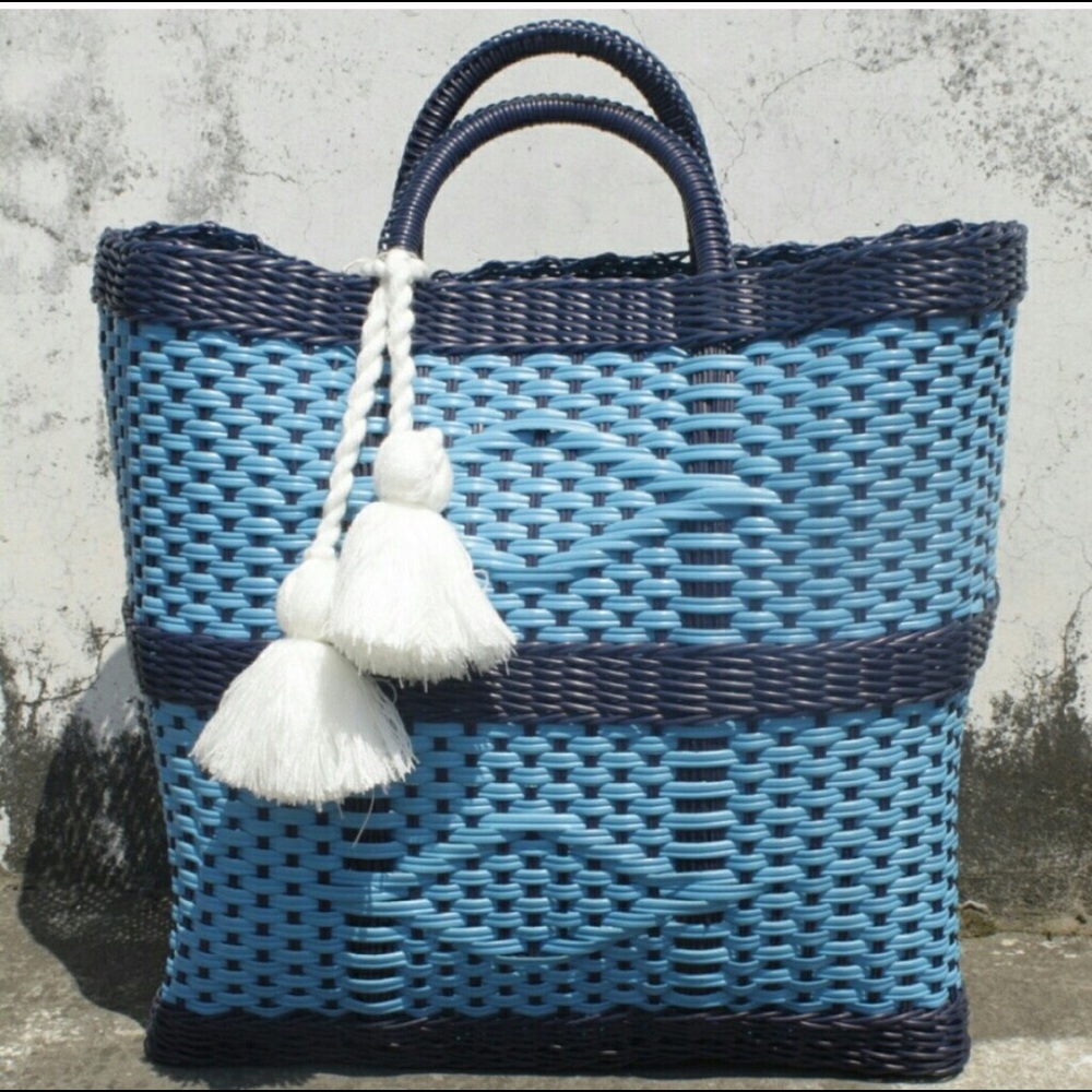 Handmade Woven Beach Bag.