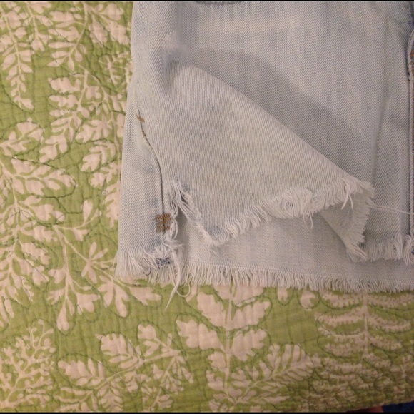 Light denim jean skirt Abercrombie and fitch - Picture 4 of 6
