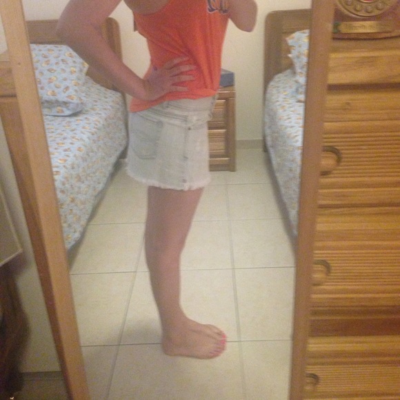 Light denim jean skirt Abercrombie and fitch - Picture 6 of 6