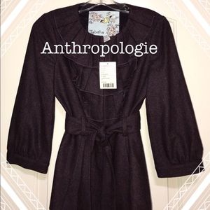 NWT Anthropologie Tabitha purple jacket