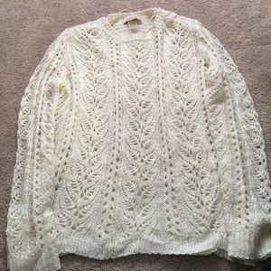 Cream sweater