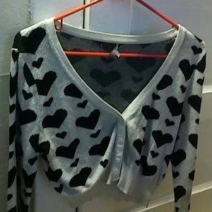 Heart cardigan