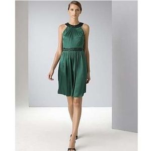 2 x $25 BCBG Beautiful SILK Emerald Green Dress