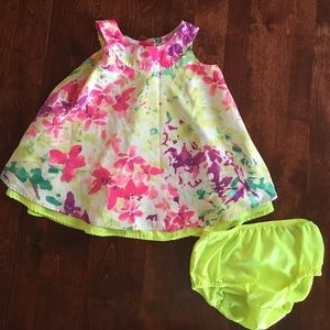 Cherokee Baby Girls Floral Dress