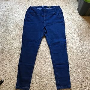 Forever 21+ high rise jeans, zip in back