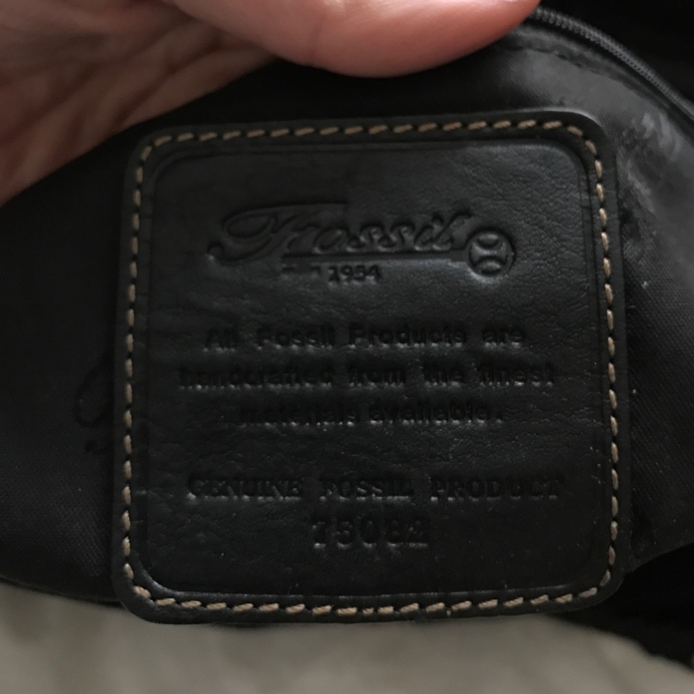 Suede handbag - Picture 2 of 2