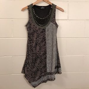 Angie asymmetrical tunic tank