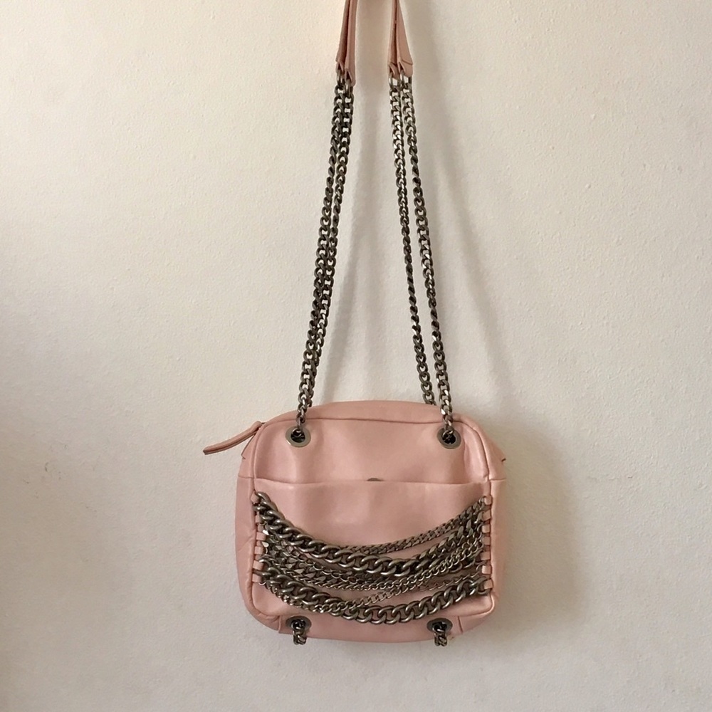 Zara- powder pink- chain purse! ✨👛✨