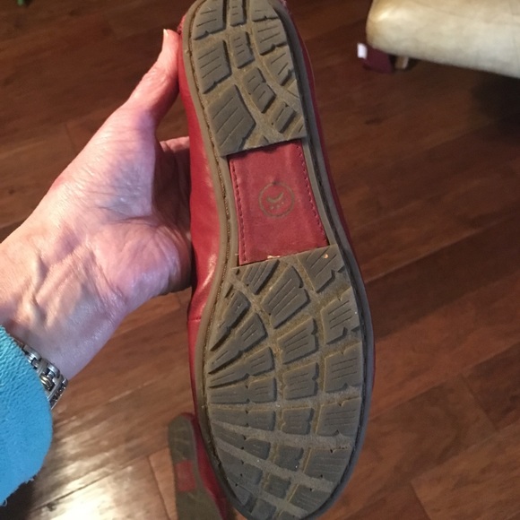 Red slip-Ons by Bare Trap - Picture 3 of 4