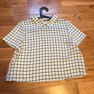 Grid Collar Shirt
